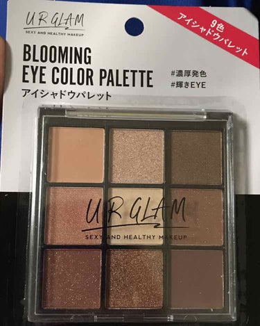 UR GLAM　BLOOMING EYE COLOR PALETTE/U R GLAM/パウダーアイシャドウを使ったクチコミ（1枚目）