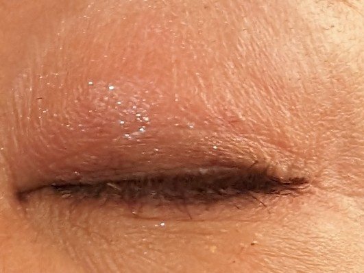 イロミッケ カラーリキッドアイライナー 09 メタリックブラウン(Metallic Brown)/iromikke/リキッドアイライナーを使ったクチコミ（3枚目）