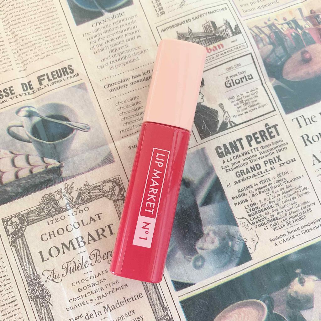 トニモリリップマーケットシロップティント/TONYMOLY/リップティントを使ったクチコミ(3枚目)