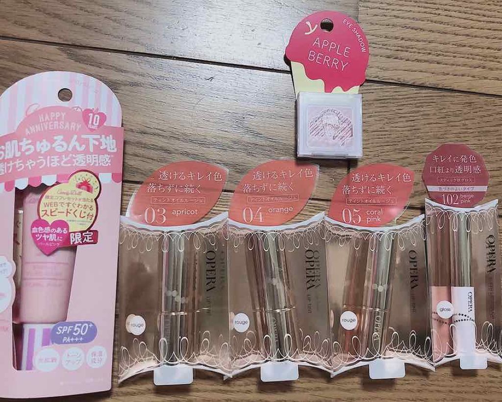 アイシャドウ アップルベリー/アイスクリームパーラー コスメティクス/単色アイシャドウを使ったクチコミ（2枚目）