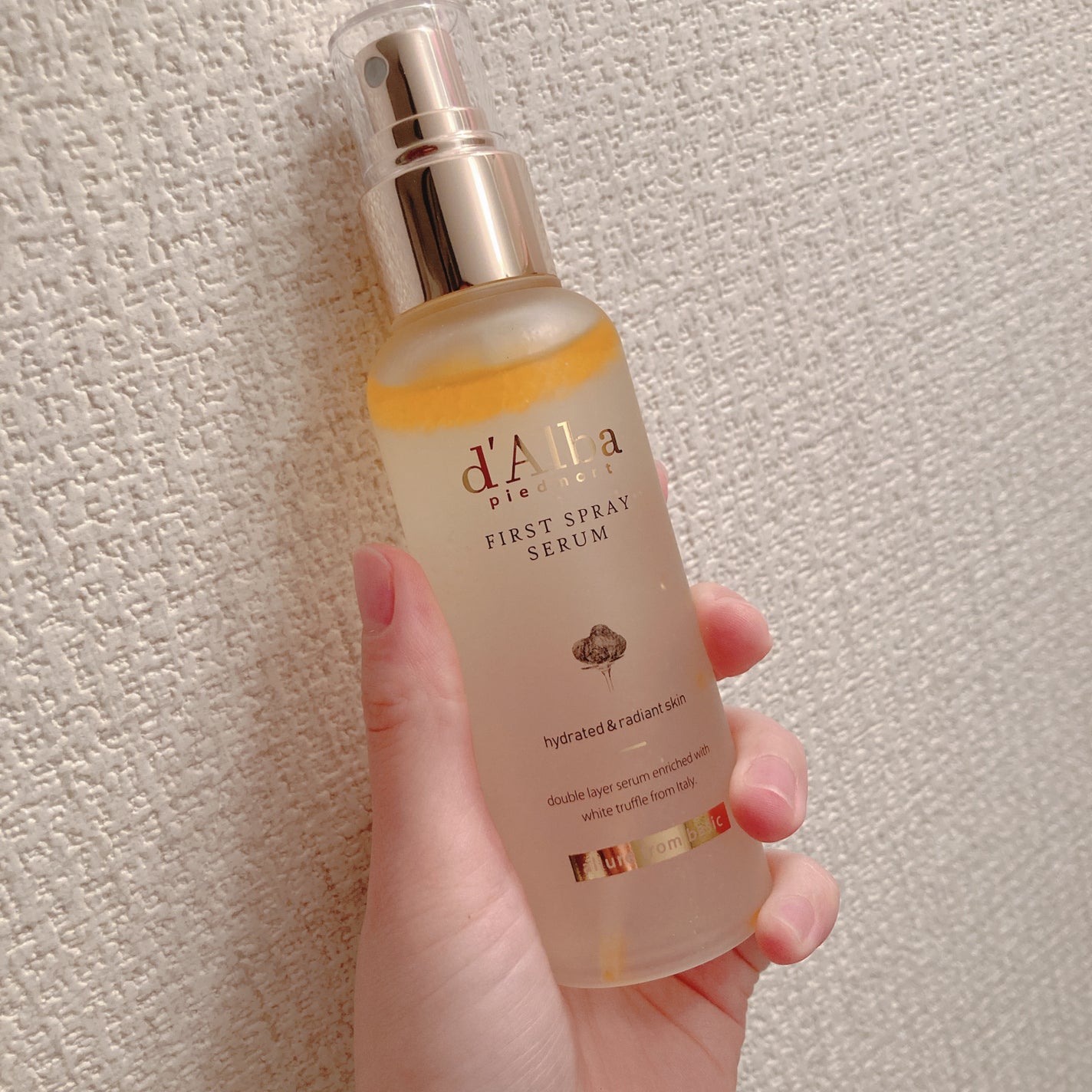 ダルバ ホワイトトリュフファーストスプレーセラム/ダルバ/ミスト状化粧水を使ったクチコミ(1枚目)