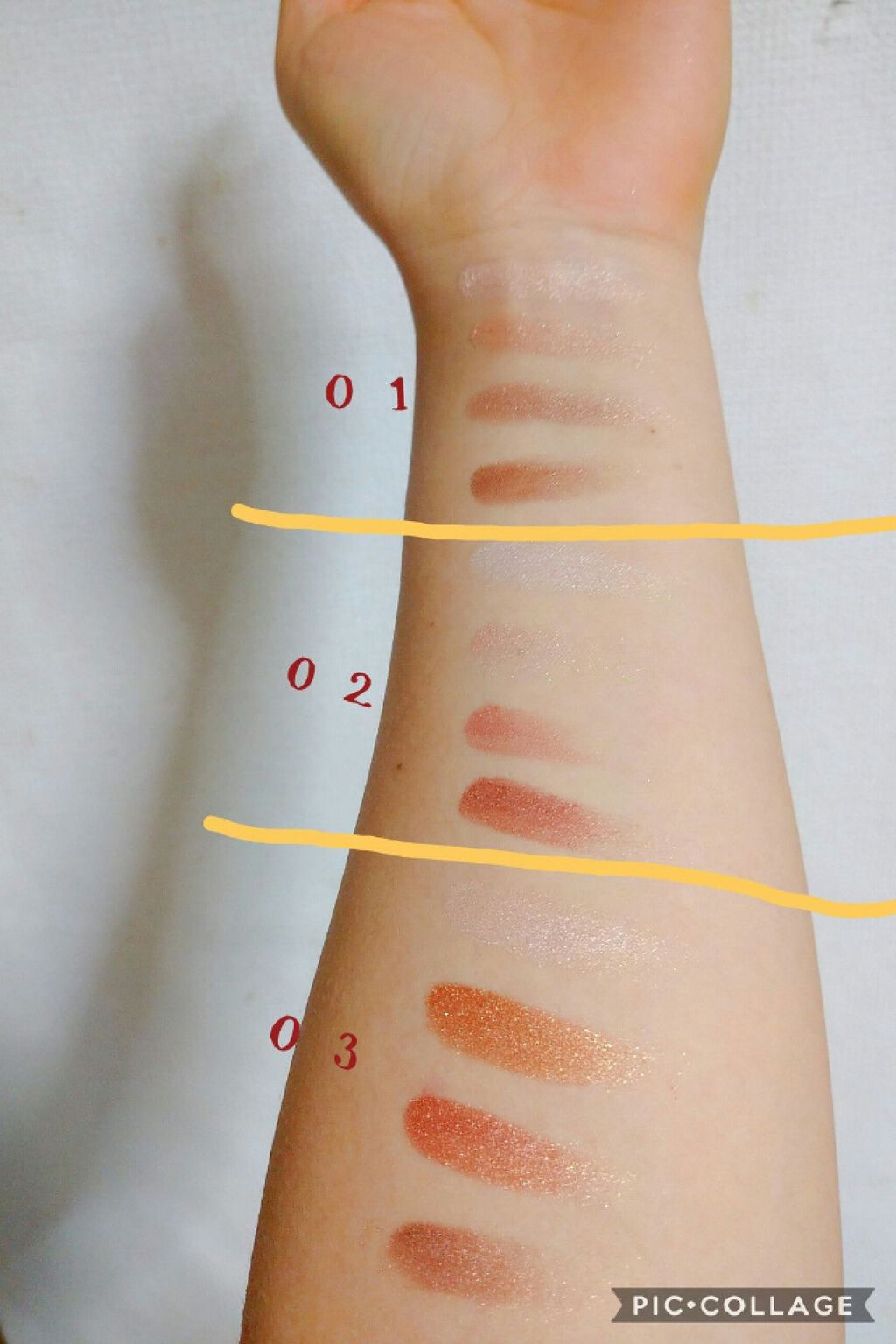 シルキースフレアイズ/キャンメイク/アイシャドウパレットを使ったクチコミ(2枚目)