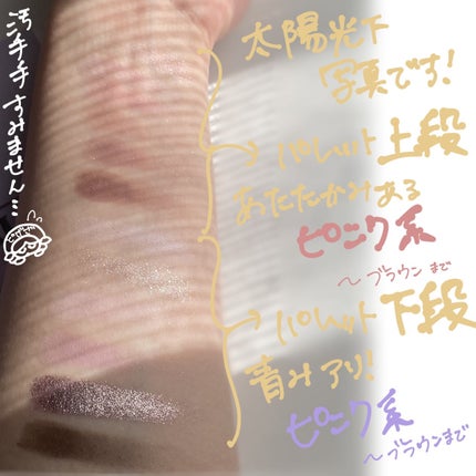 12 Shades Eyeshadow Palette/Joocyee/パウダーアイシャドウを使ったクチコミ(3枚目)
