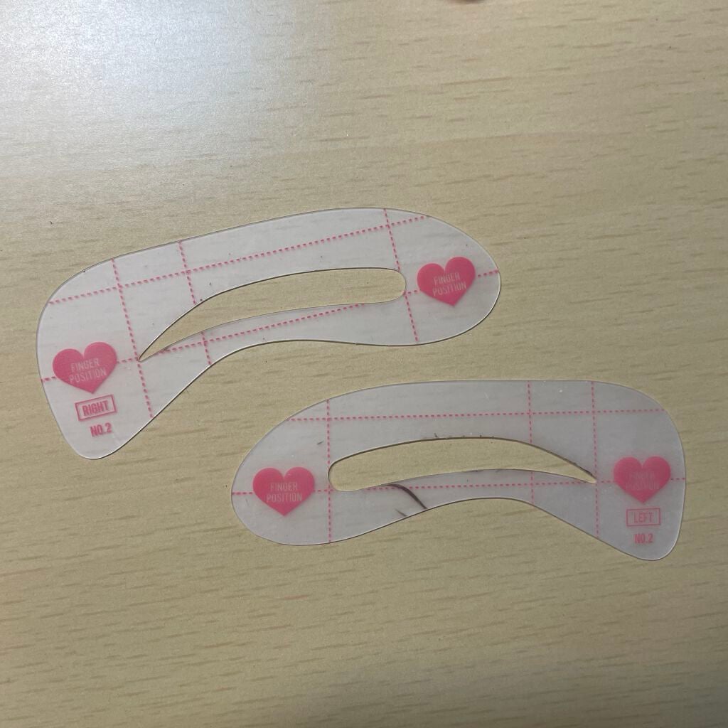 アイブロウテンプレート/セリア/その他アイブロウを使ったクチコミ(3枚目)