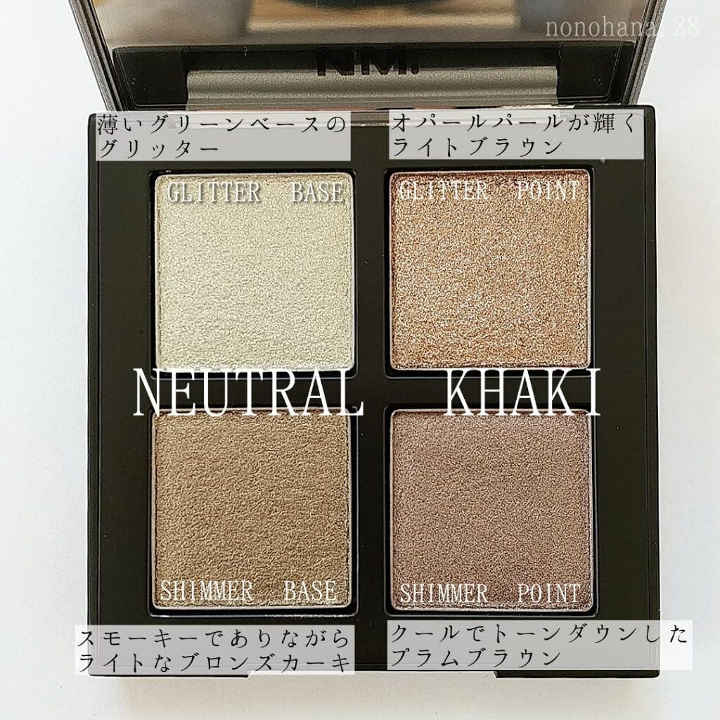 COLORFUL EYE PALETTE/NAMING./アイシャドウパレットを使ったクチコミ(4枚目)