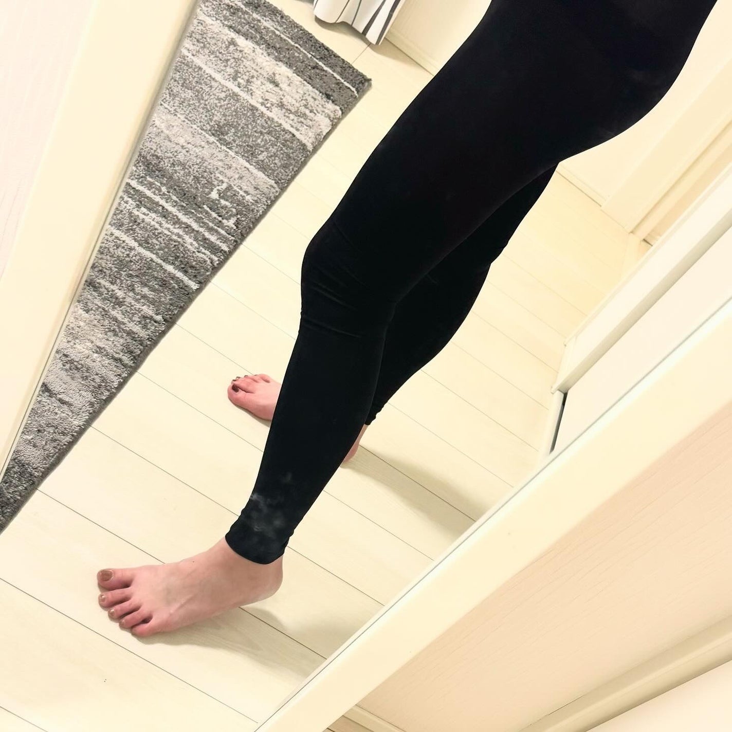 スリムレギンス color+/BELMISE/着圧ソックス・レギンスを使ったクチコミ(4枚目)
