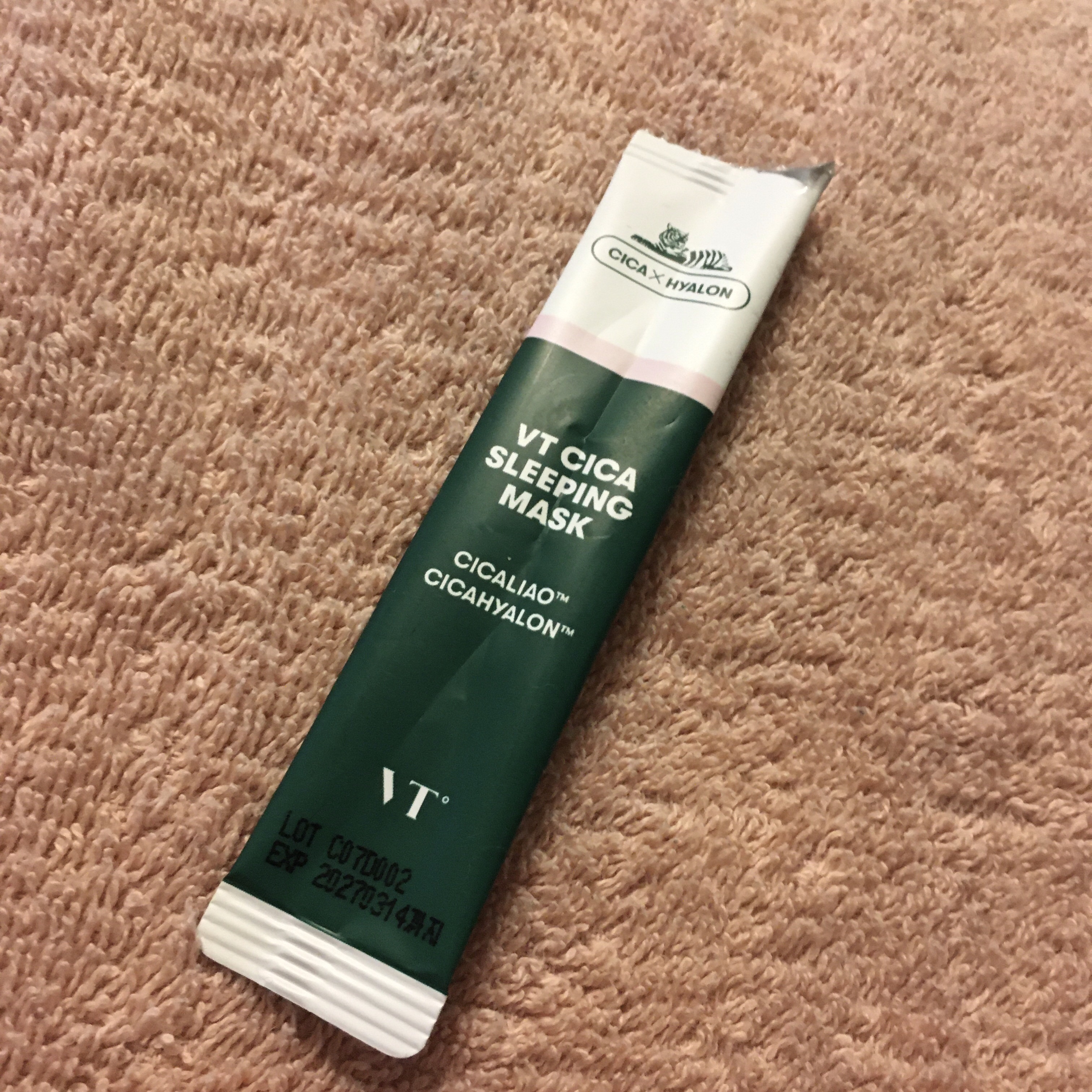 CICA スリーピングマスク/VT/シートマスク・パックを使ったクチコミ（1枚目）