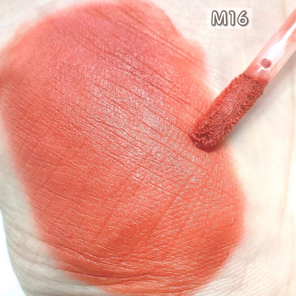 HEXZEヴェルベットマットリップグロス/HEXZE（ヘックスゼ）/リップグロスを使ったクチコミ（3枚目）