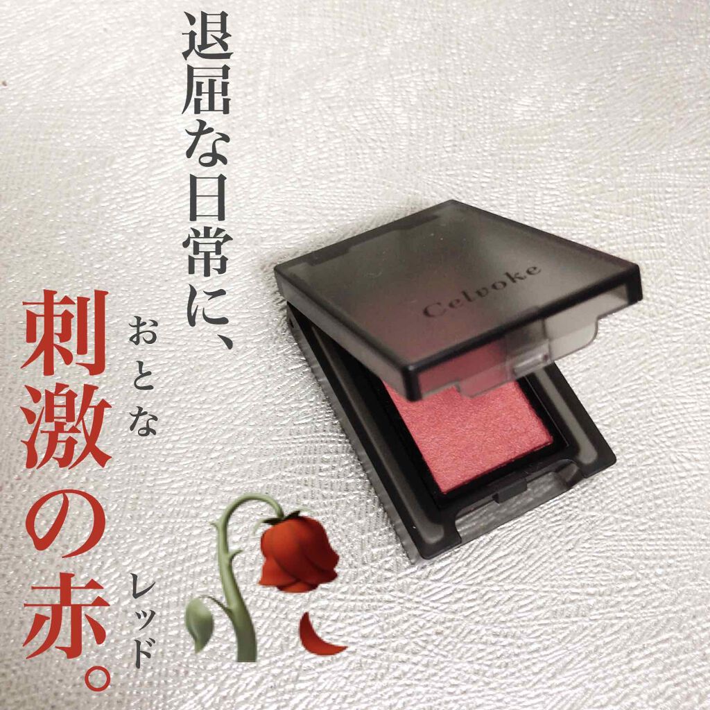 セルヴォーク ヴォランタリー アイズ 26 カッパーレッド/Celvoke/単色アイシャドウを使ったクチコミ（1枚目）