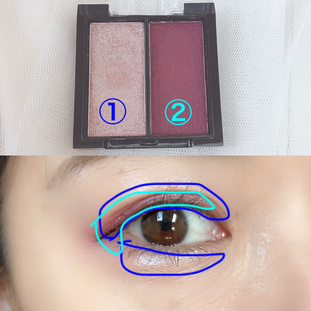 UR GLAM   MOUSSE EYESHADOW/U R GLAM/ジェル・クリームアイシャドウを使ったクチコミ（2枚目）