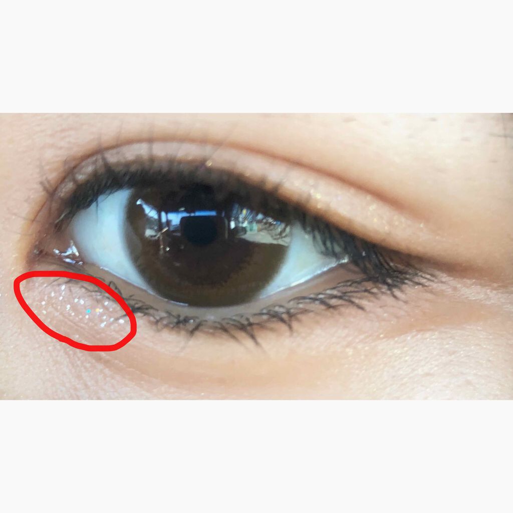 リキッド アイ グリッター/stimmung/グリッターを使ったクチコミ(3枚目)