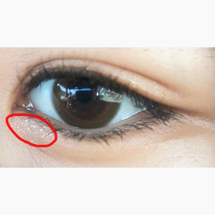 リキッド アイ グリッター/stimmung/グリッターを使ったクチコミ(3枚目)