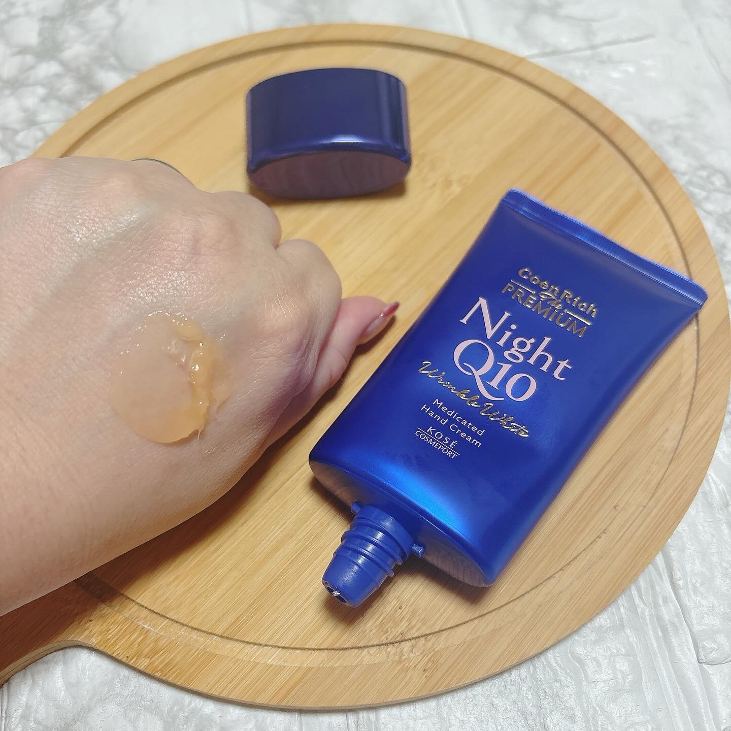 コエンリッチ　ザ　プレミアム 薬用リンクルナイト　ハンドクリーム 【医薬部外品】/コエンリッチQ10/ハンドクリームを使ったクチコミ（2枚目）