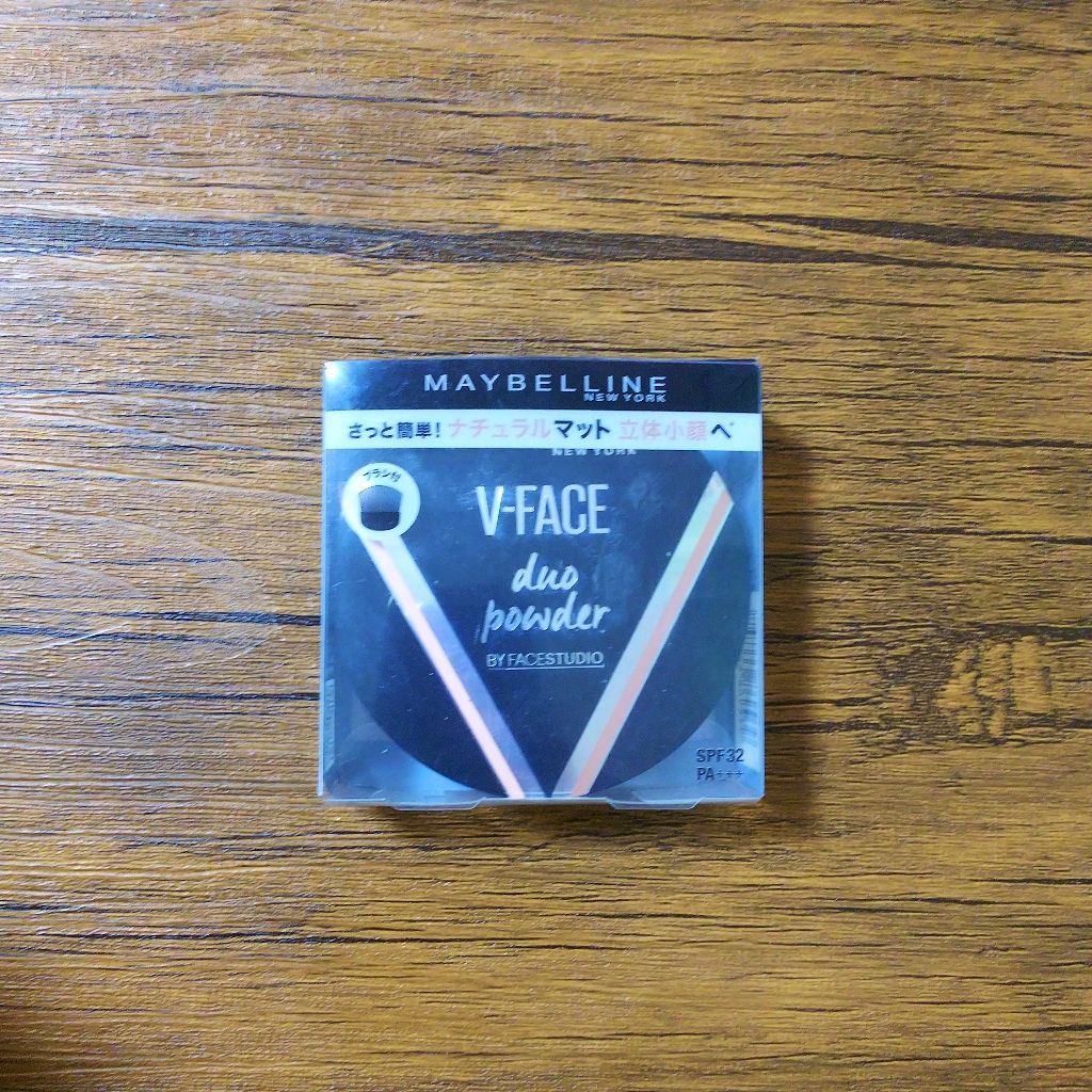 フェイスステュディオ Vフェイス デュオパウダー 01 ライト/MAYBELLINE NEW YORK/プレストパウダーを使ったクチコミ（1枚目）