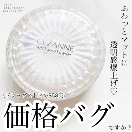 うるふわ仕上げパウダー/CEZANNE/ルースパウダーを使ったクチコミ(1枚目)