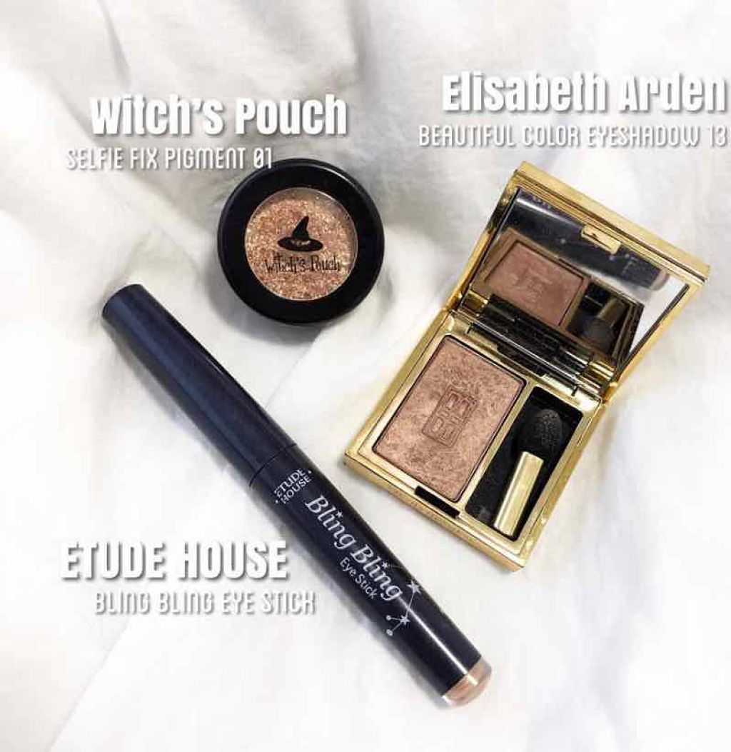 キラキラ アイシャドウ/ETUDE/スティックアイシャドウを使ったクチコミ（2枚目）