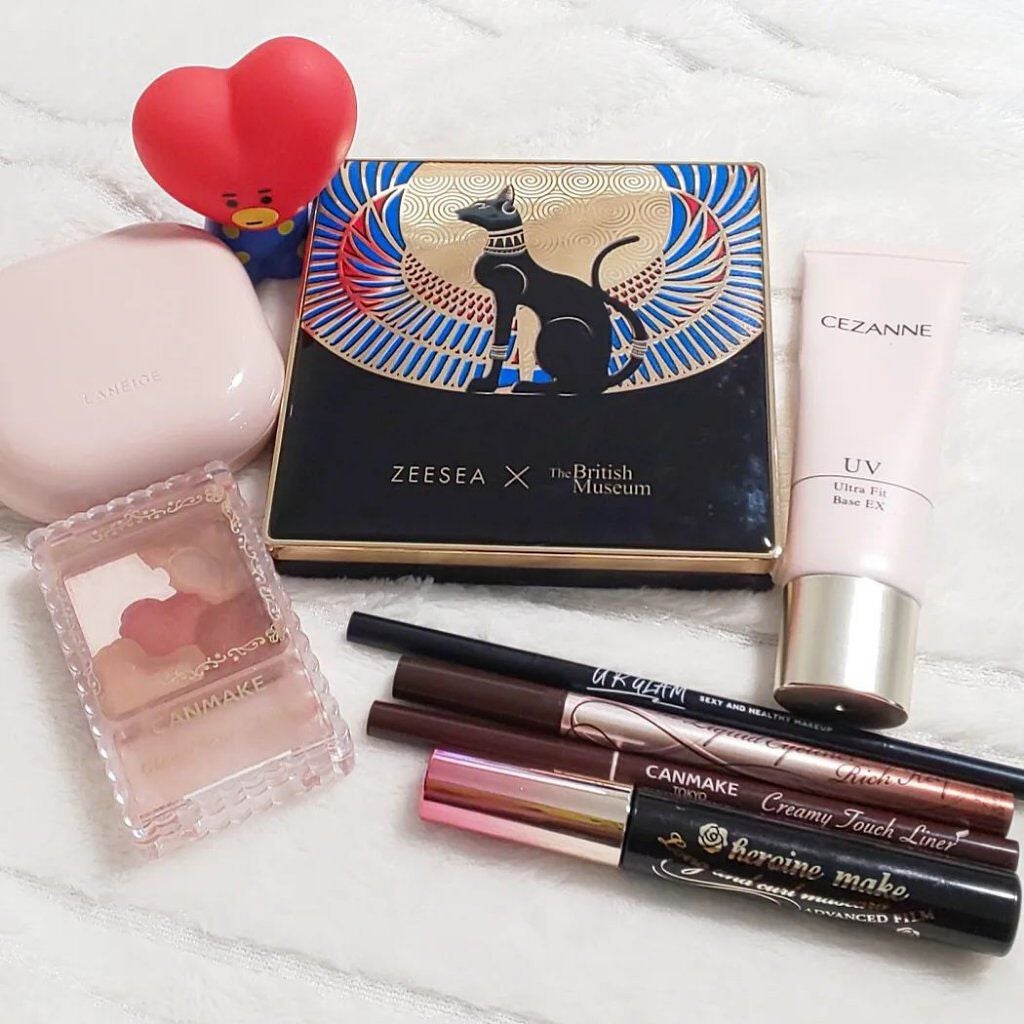 きつね on LIPS 「今日のメイク🐥昨日とは別のZEESEAのアイシャドウ🙆シンプル..」(1枚目)