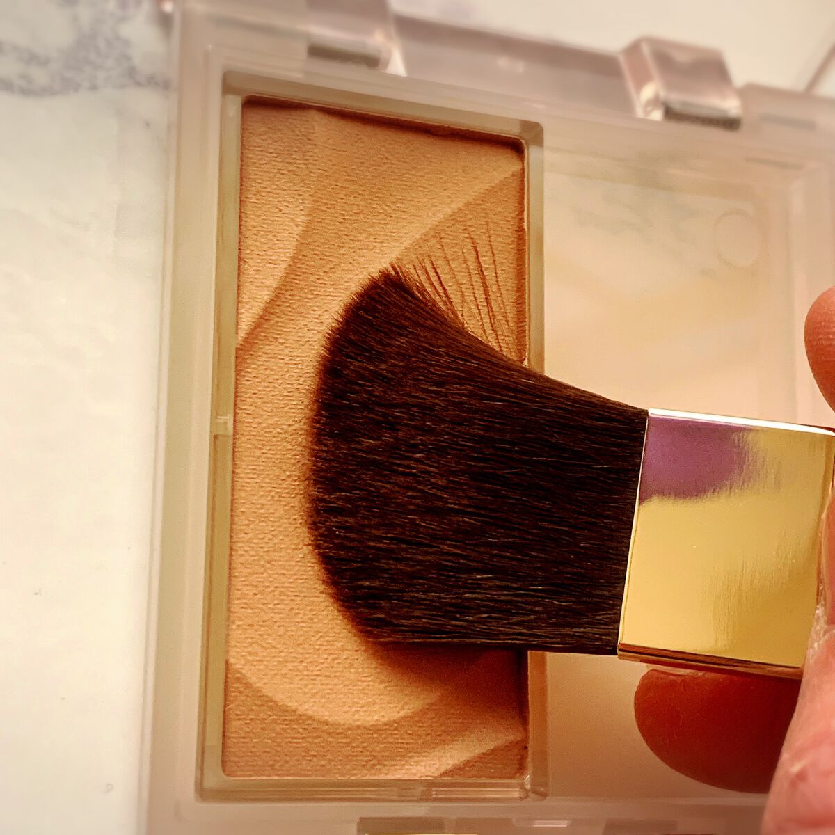 シームレストーン ブラッシュ/excel/パウダーチークを使ったクチコミ(2枚目)