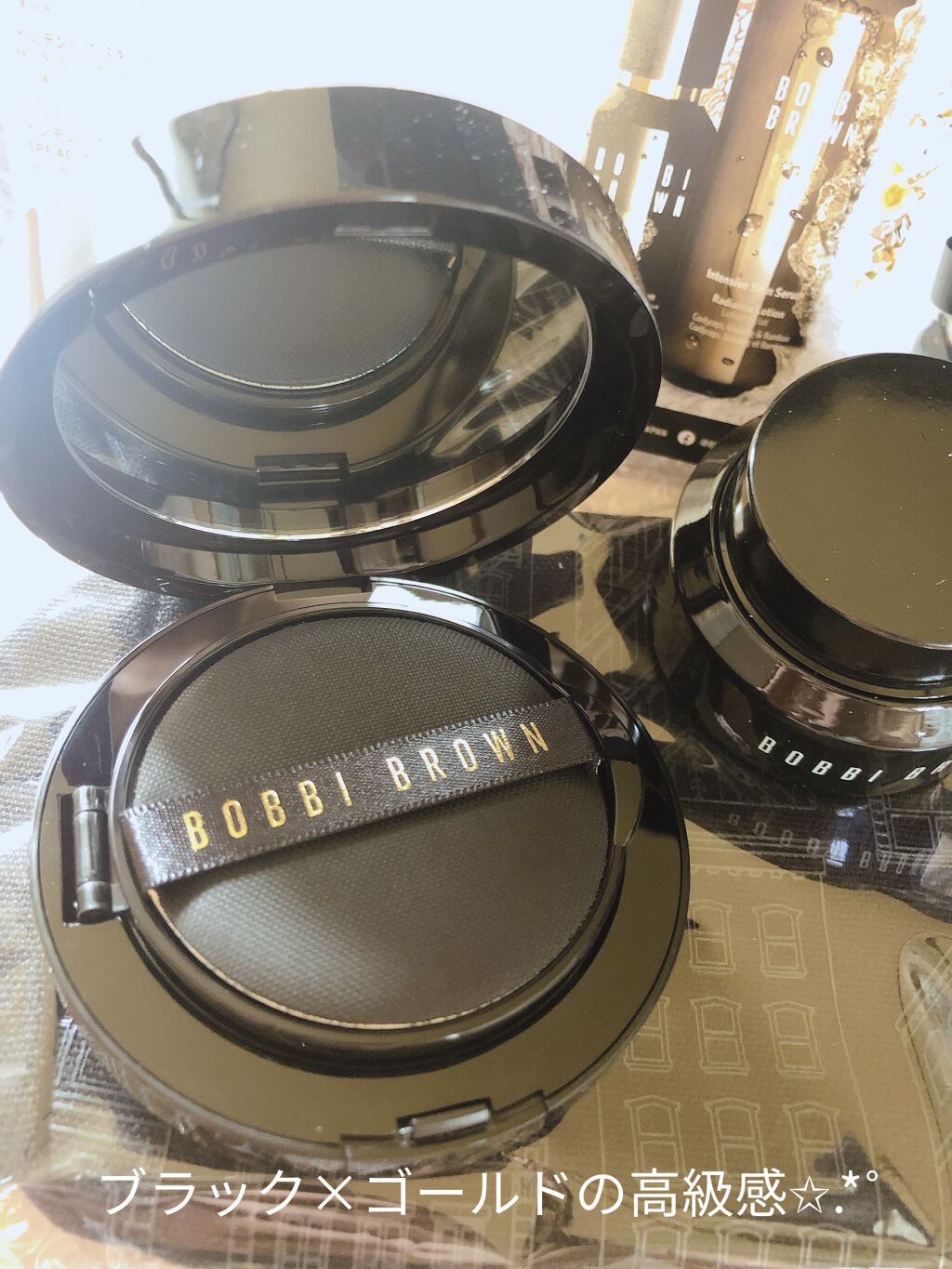 インテンシブ スキン セラム クッション ファンデーション 04 ライトトゥミディアム/BOBBI BROWN/クッションファンデーションを使ったクチコミ（2枚目）