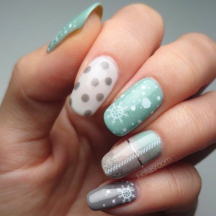 プレイフル アップデートネイル pun-13 ミントグリーン/PLAYFUL/オールインワンネイルの画像