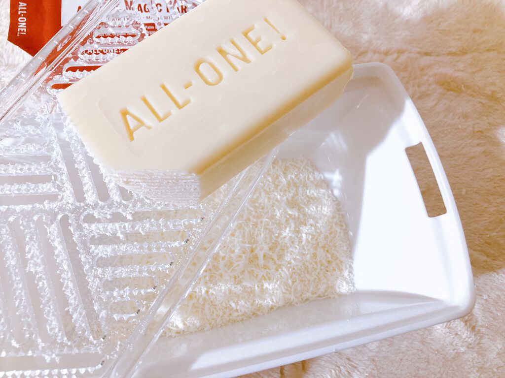 マジックソープバー ベビーマイルド(無香料)/ドクターブロナー/ボディ石鹸を使ったクチコミ(2枚目)