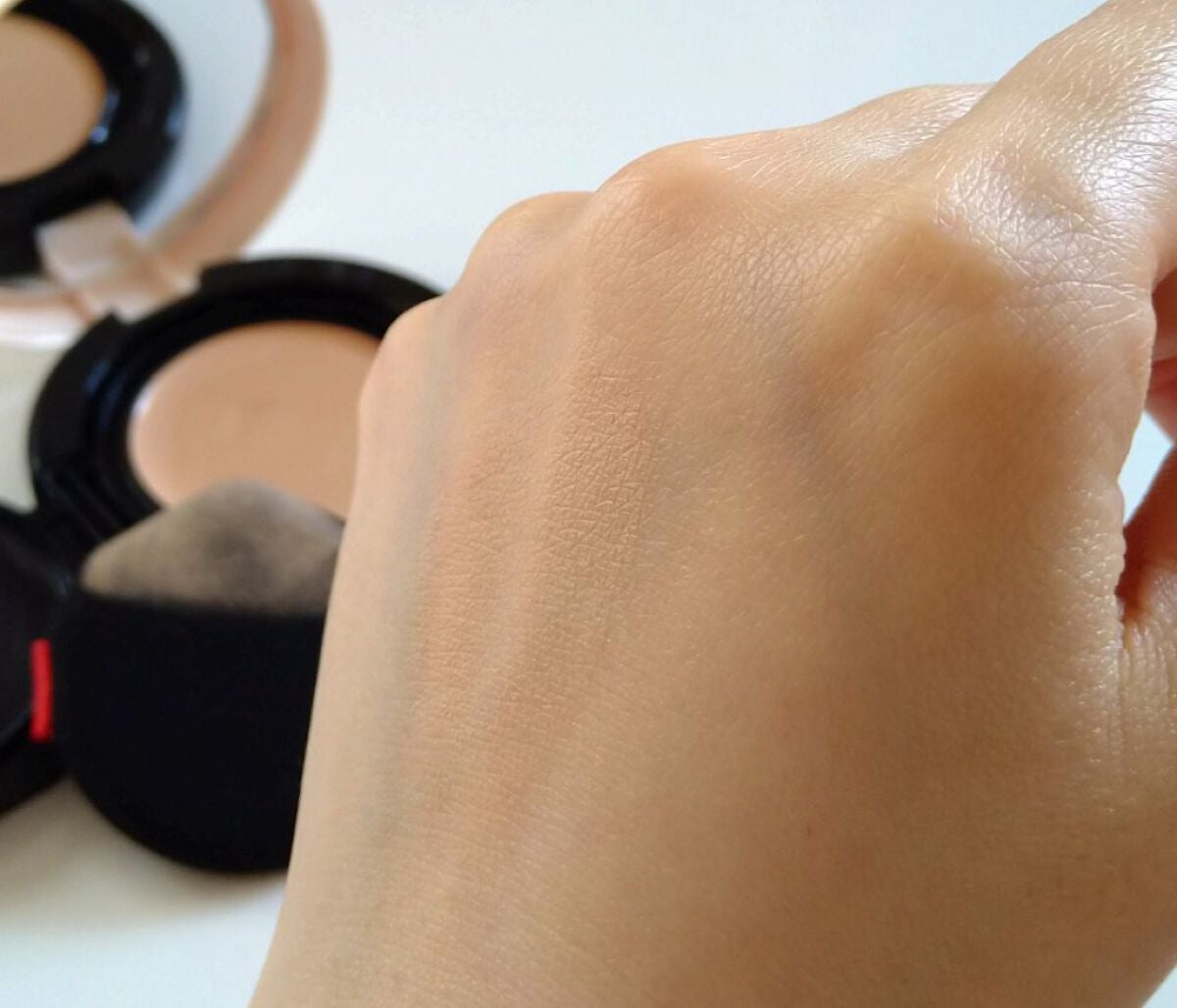 ドラマティッククッションジェリー/マキアージュ/クッションファンデーションを使ったクチコミ(3枚目)