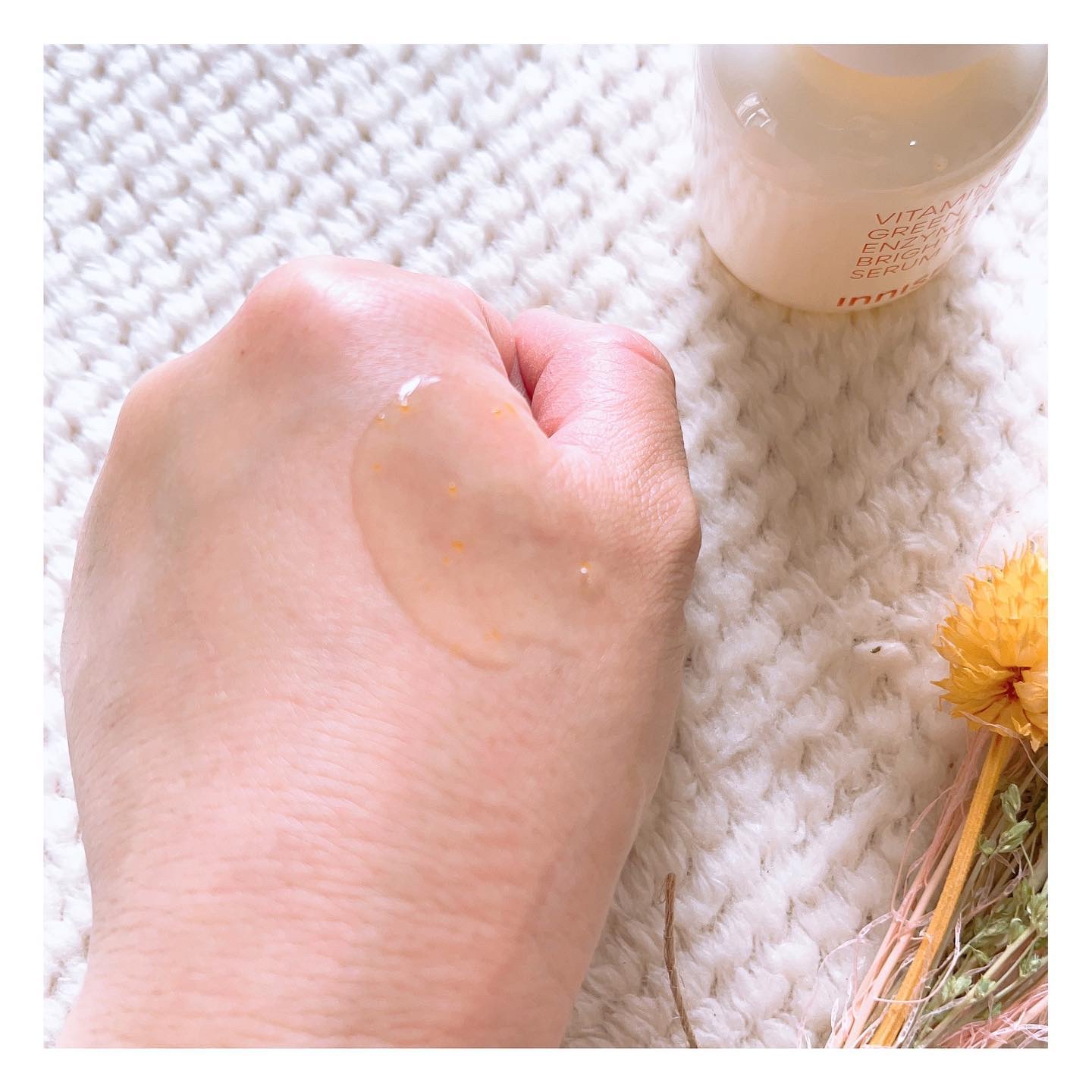 ビタC　グリーンティーエンザイム　ブライト　セラム/innisfree/美容液を使ったクチコミ（3枚目）