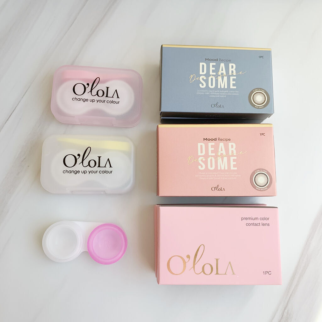ディアサム(DearSome)/OLOLA/カラーコンタクトレンズを使ったクチコミ（2枚目）
