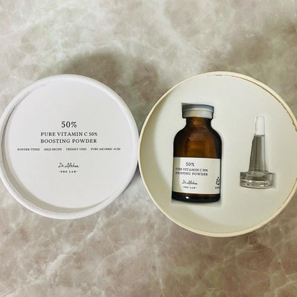 ピュアビタミンC 50% ブースティングパウダー/Dr.Althea/フェイスパウダーを使ったクチコミ(2枚目)