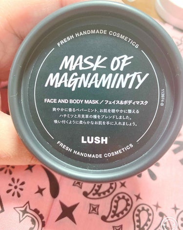 LUSH
パワーマスクSP 
ミントの匂いのつぶつぶなスクラブ
黒ずみが薄くなっていくのがわかるスクラブでした！
2種類あるのですが、SPは、はちみつ？の成分が多いみたいで、SPじゃない方はもう少し、す