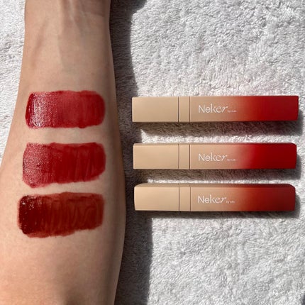 カラースエードリップロッカー/Neker /口紅を使ったクチコミ(4枚目)
