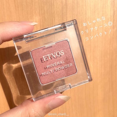 エトヴォス ミネラルマルチパウダーのクチコミ「‎ܰ ‎ETVOS ܱ
mineral multi powder / Color: taupe.....」（2枚目）