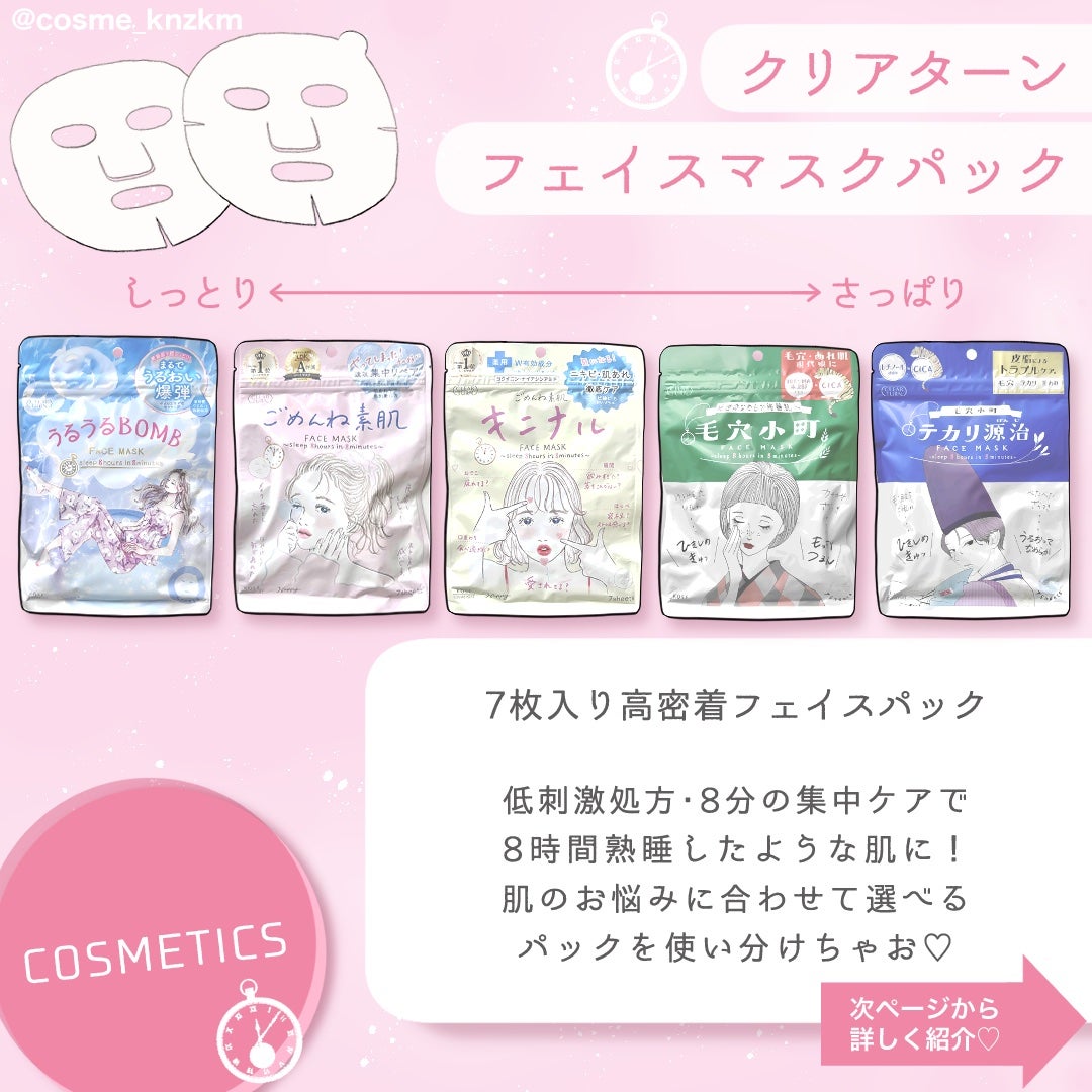 うるうるBOMBマスク/クリアターン/シートマスク・パックを使ったクチコミ(2枚目)