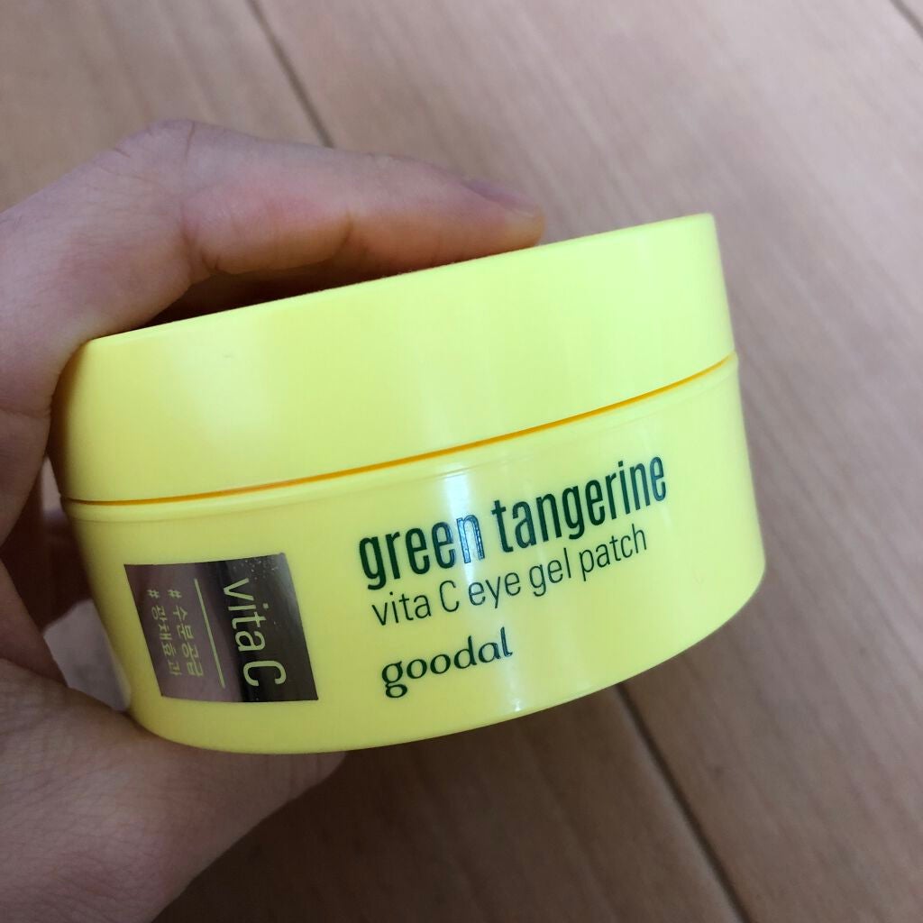 グリーンタンジェリン ビタC アイジェルパッチ/goodal/アイケア・アイクリームを使ったクチコミ(1枚目)