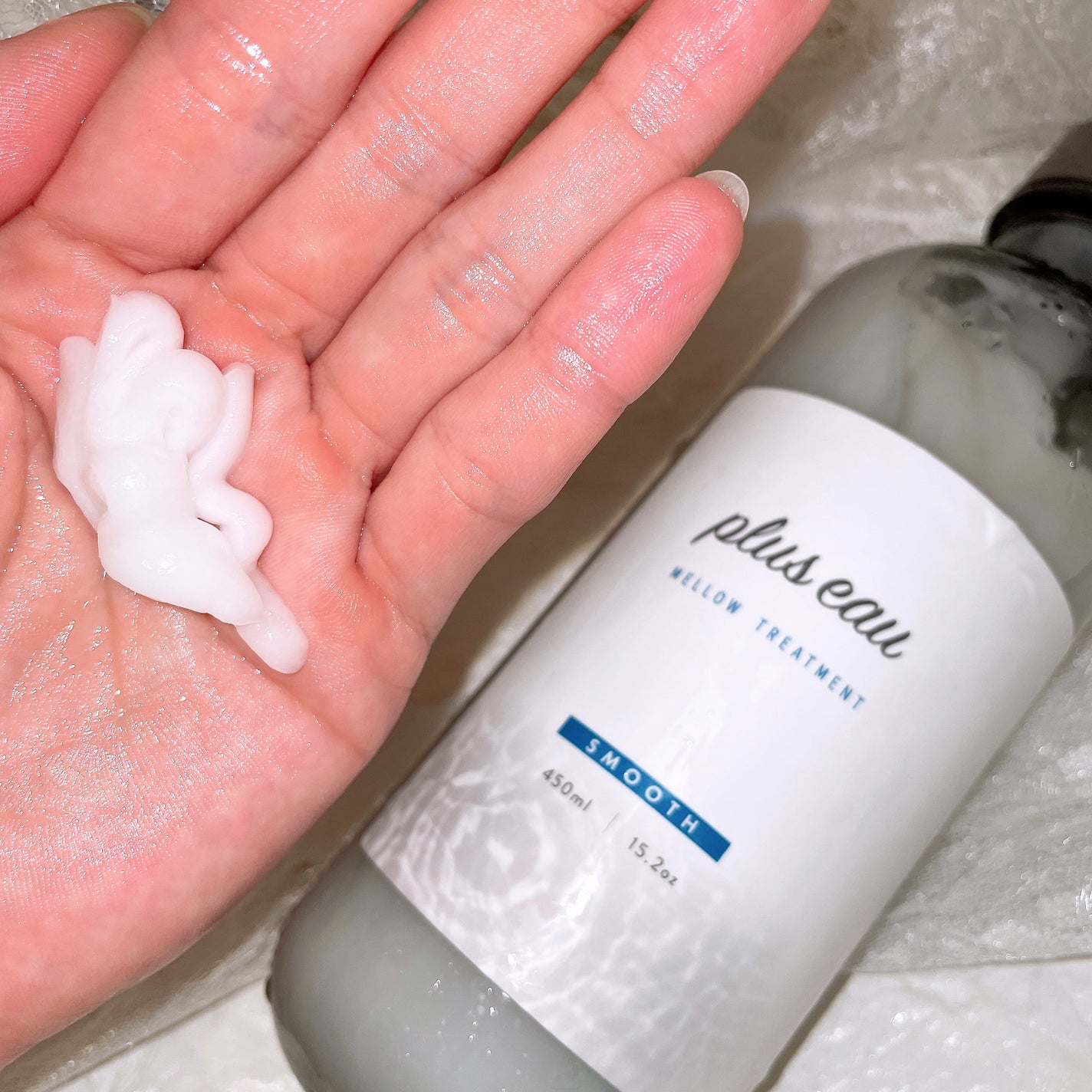 メロウシャンプー/メロウトリートメント/plus eau/市販シャンプーを使ったクチコミ(7枚目)