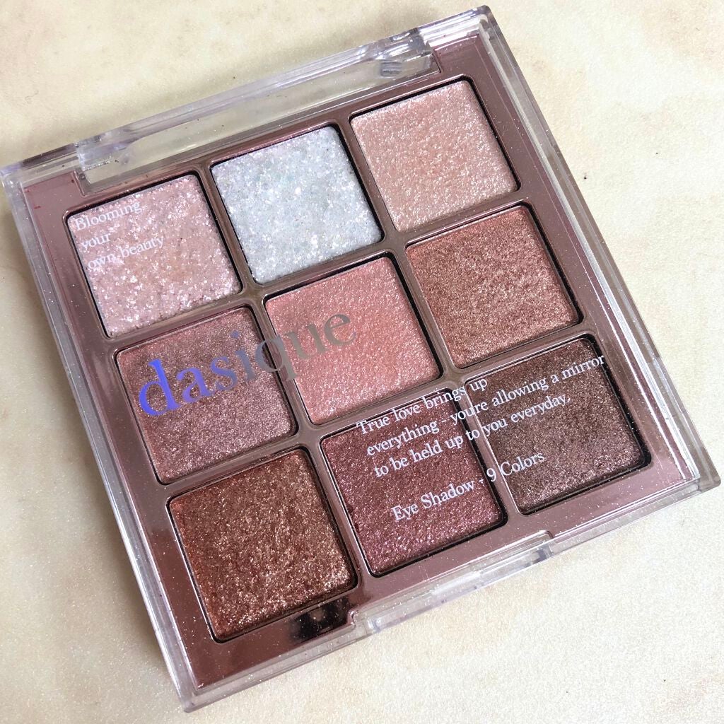シャドウパレット/dasique/アイシャドウパレットを使ったクチコミ(2枚目)