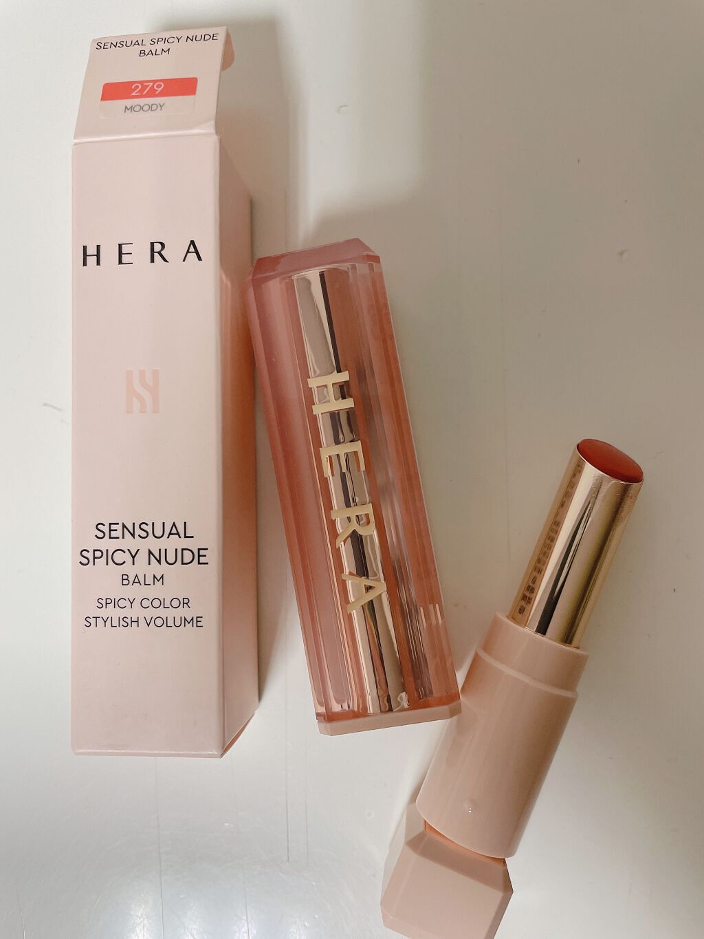 センシュアルスパイシーヌードバーム/HERA/口紅を使ったクチコミ（1枚目）