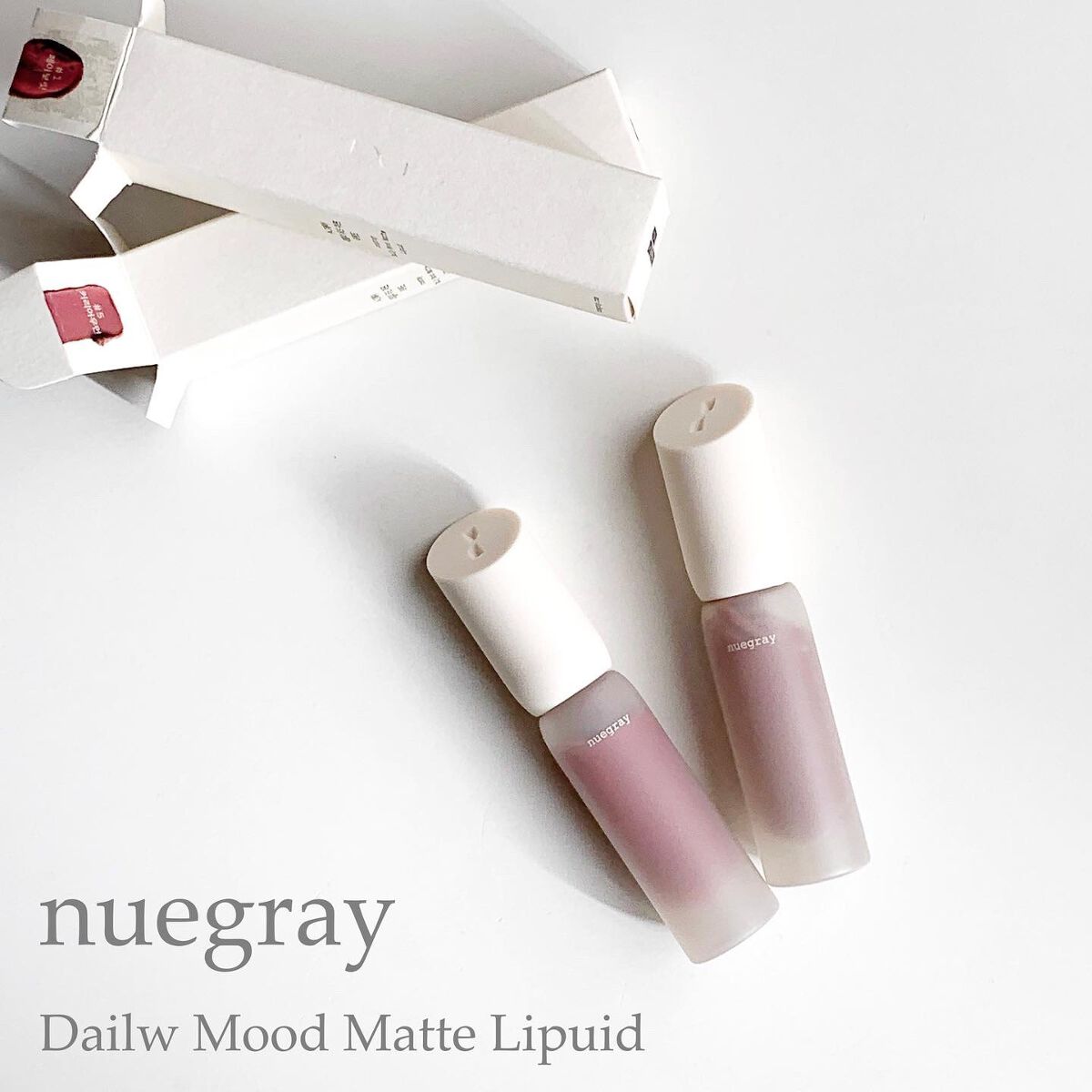 デイリームードマットリキッド #1フェイバリット/nuegray/リップグロスを使ったクチコミ（1枚目）