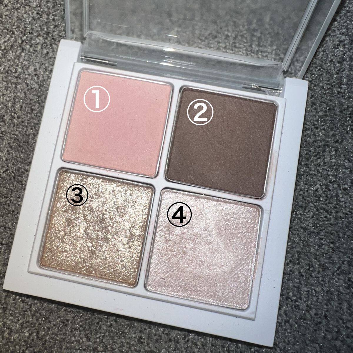 THE アイパレR/b idol/アイシャドウパレットを使ったクチコミ（2枚目）