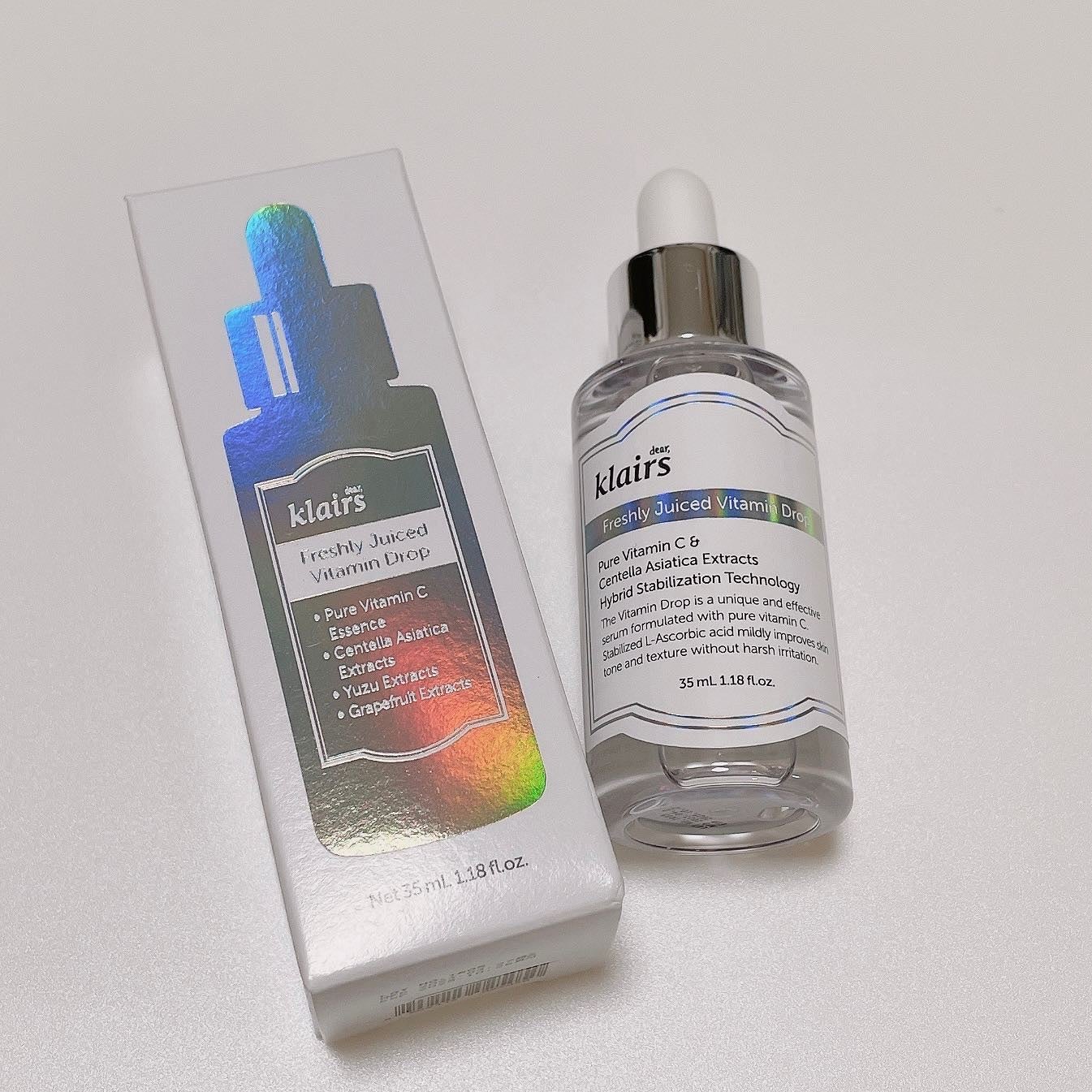 フレッシュリージュースドビタミンドロップ(35ml)/Klairs/美容液を使ったクチコミ(1枚目)