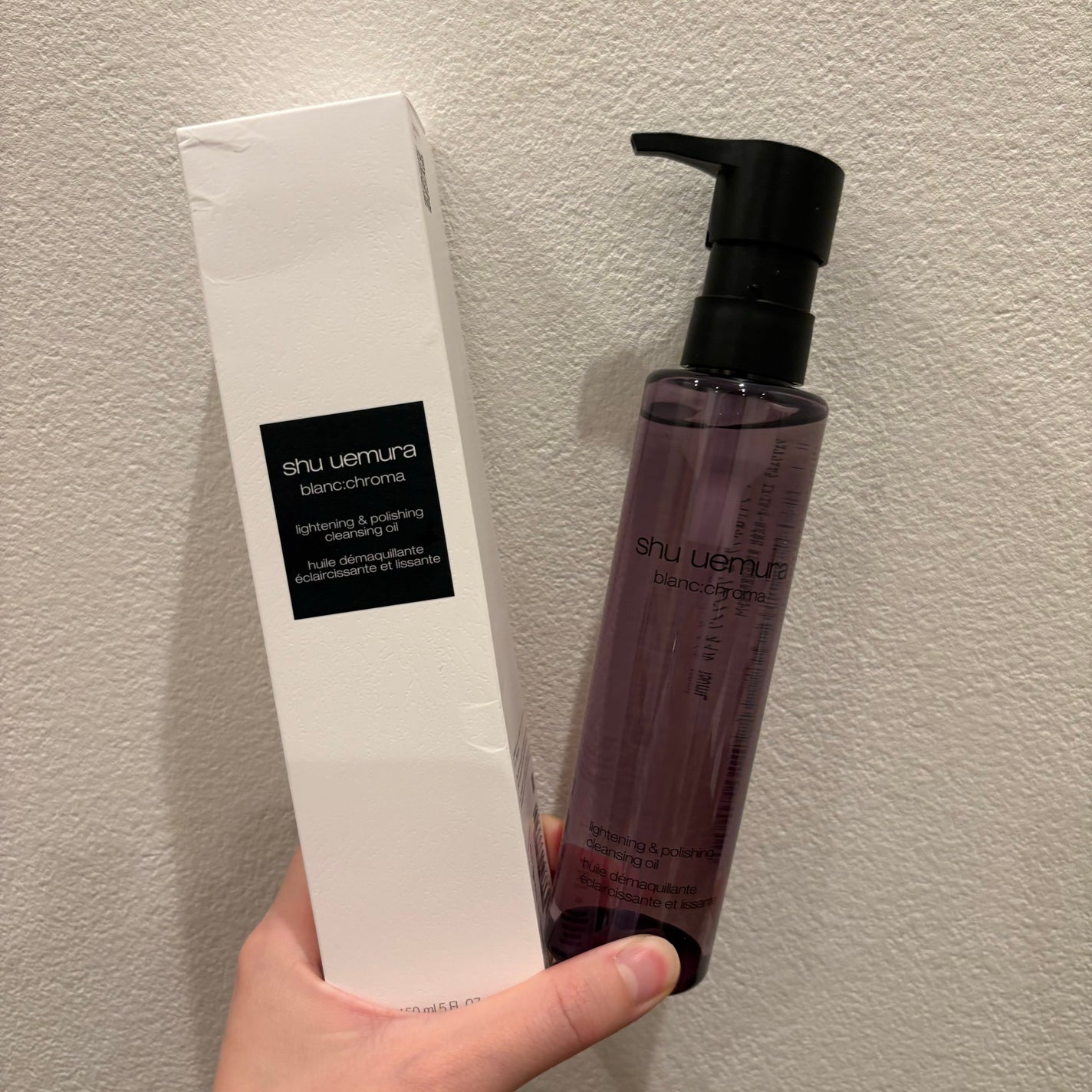 ブランクロマ ライト&ポリッシュ クレンジング オイル/shu uemura/オイルクレンジングを使ったクチコミ(1枚目)