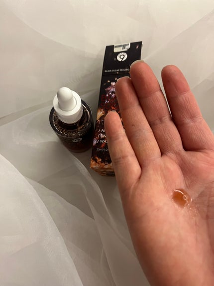 ブラックシュガーピーリングセラム/MAKE9/美容液を使ったクチコミ(5枚目)