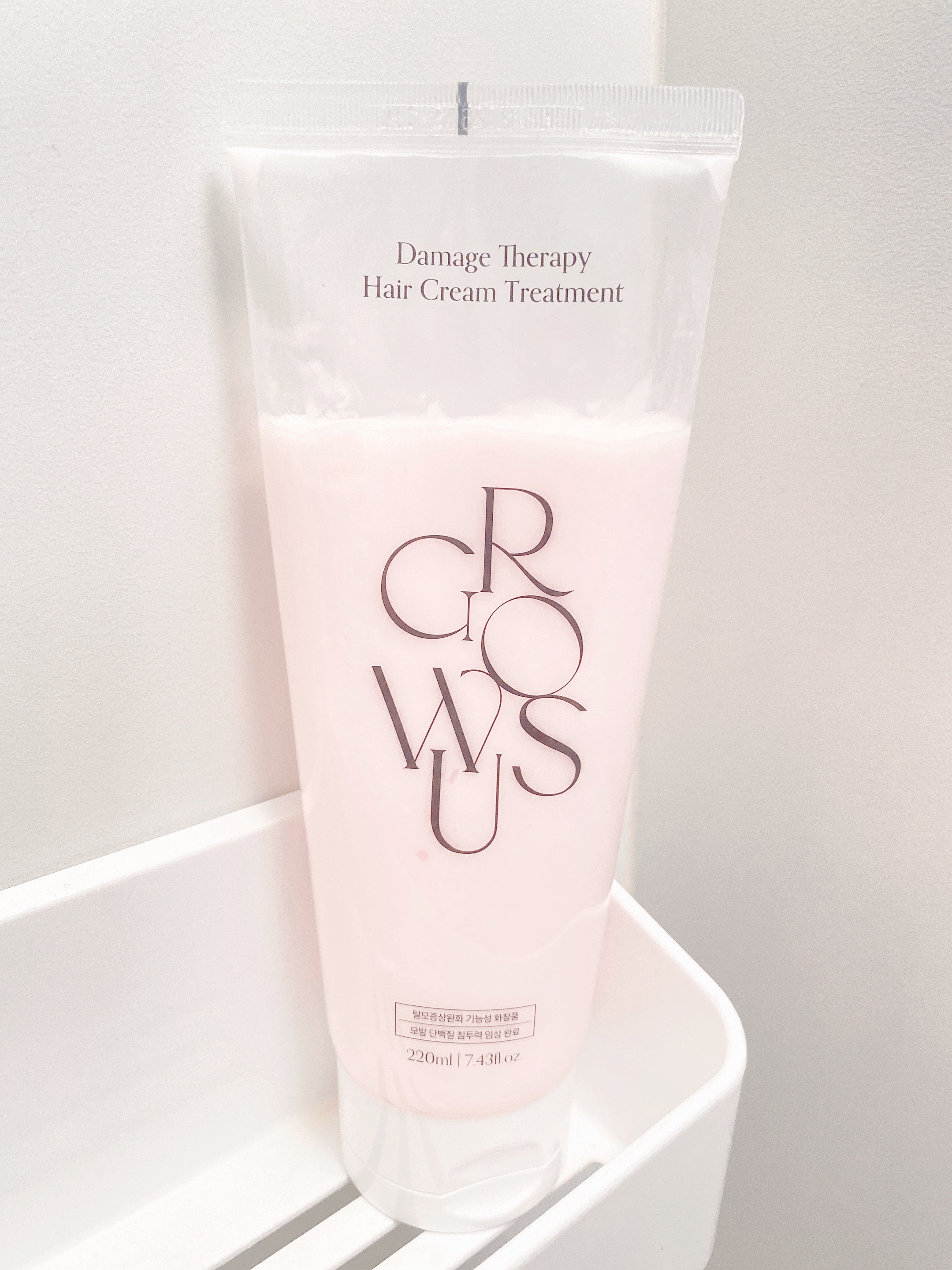 ダメージセラピー クリームトリートメント/GROWUS/洗い流すヘアトリートメントを使ったクチコミ（1枚目）