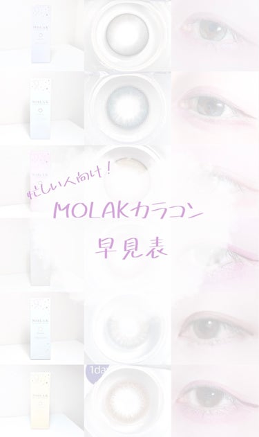 
MOLAK 1day

・ドーリッシュグレー
・バブルブルー
・ドーリッシュブラウン
・ダークピオニー
・ミラーグレー
・ティントブラウン

です！ಠ_ಠ













#MOLAK
#モ