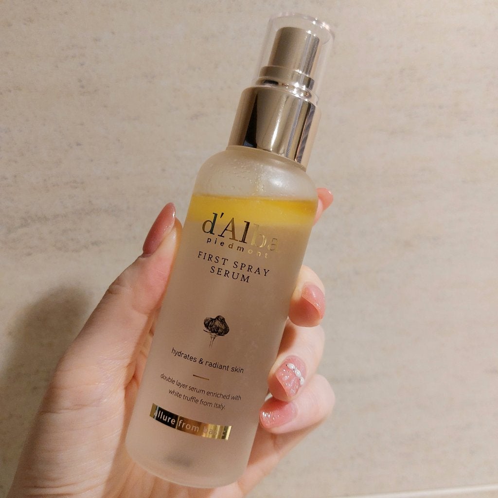 ダルバ ホワイトトリュフファーストスプレーセラム/ダルバ/ミスト状化粧水を使ったクチコミ(1枚目)