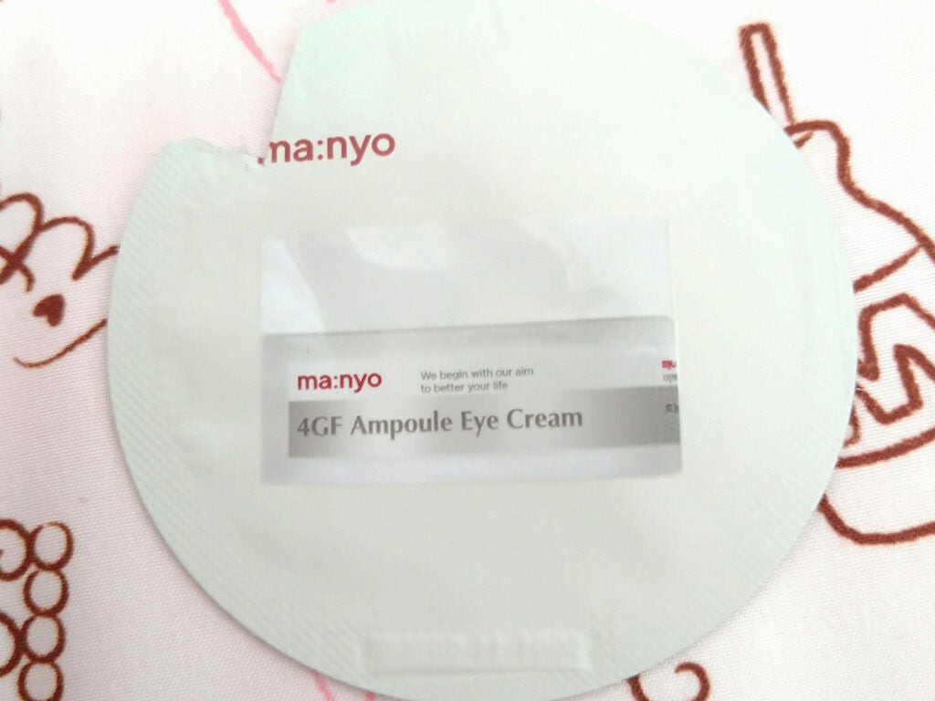 4GFアイクリーム/manyo/アイケア・アイクリームを使ったクチコミ(1枚目)