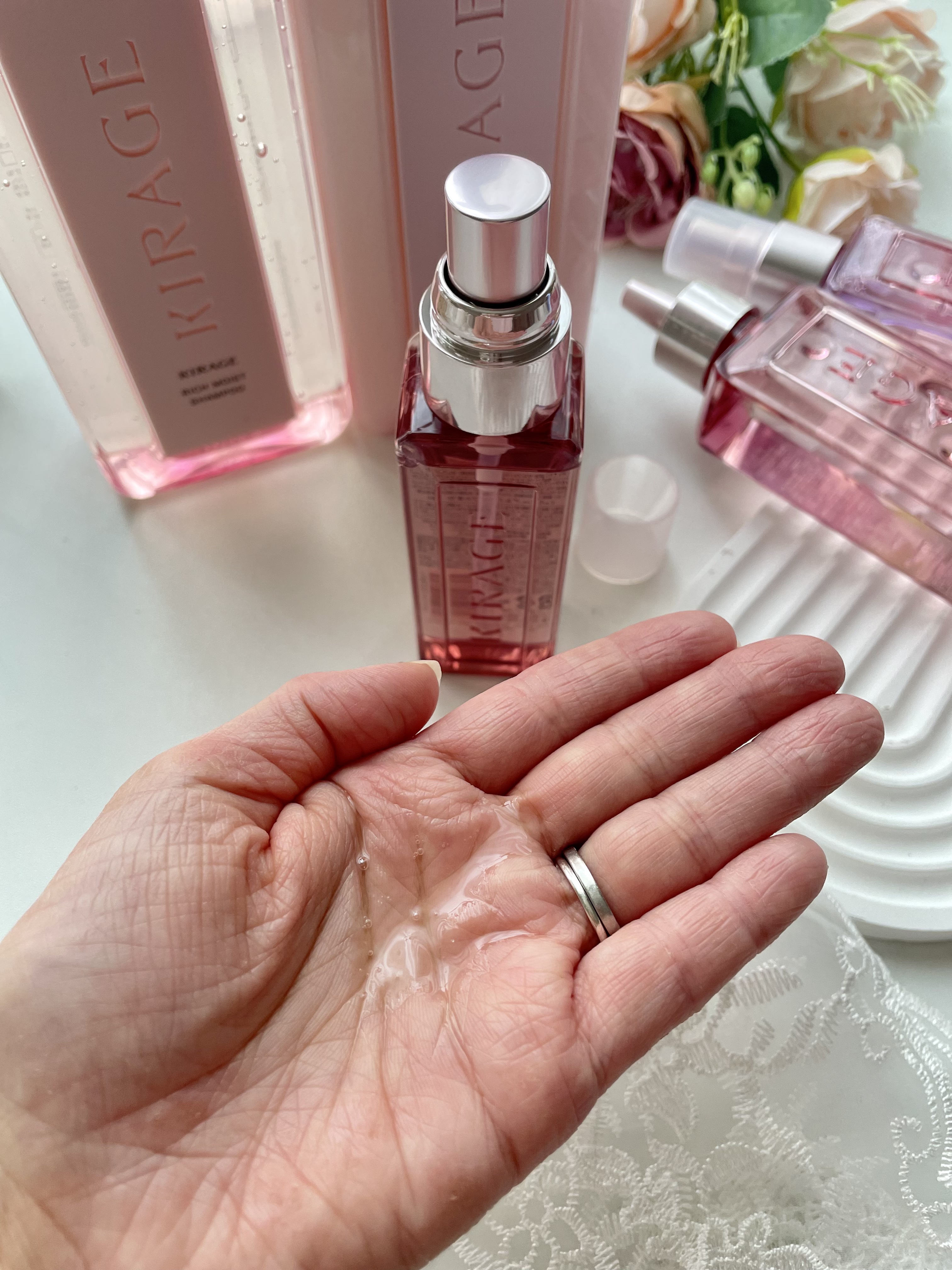 リッチモイスト ヘアオイル/キラージュ/ヘアオイルを使ったクチコミ（3枚目）