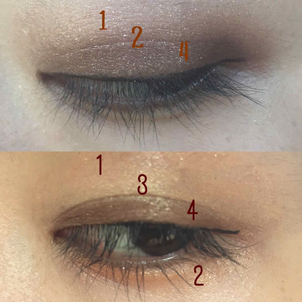 リアルクローズシャドウ/excel/アイシャドウパレットを使ったクチコミ(4枚目)