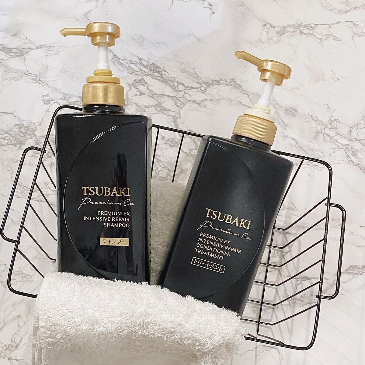 プレミアムEX インテンシブリペア <シャンプー>/コンディショナー<ヘアトリートメント> /TSUBAKI/市販シャンプーを使ったクチコミ(1枚目)