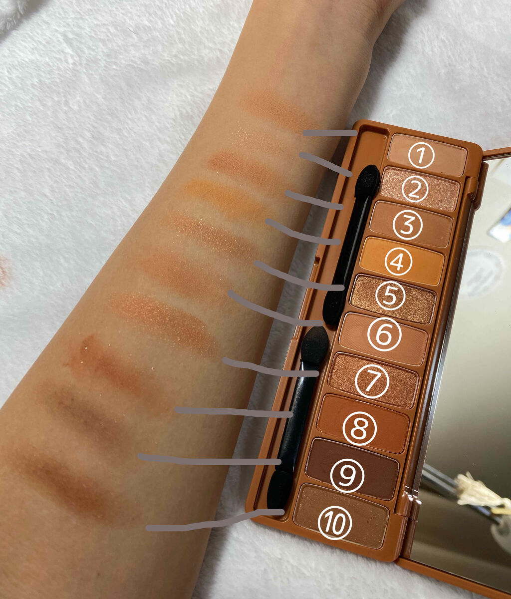 プレイカラー アイシャドウ/ETUDE/アイシャドウパレットを使ったクチコミ（1枚目）